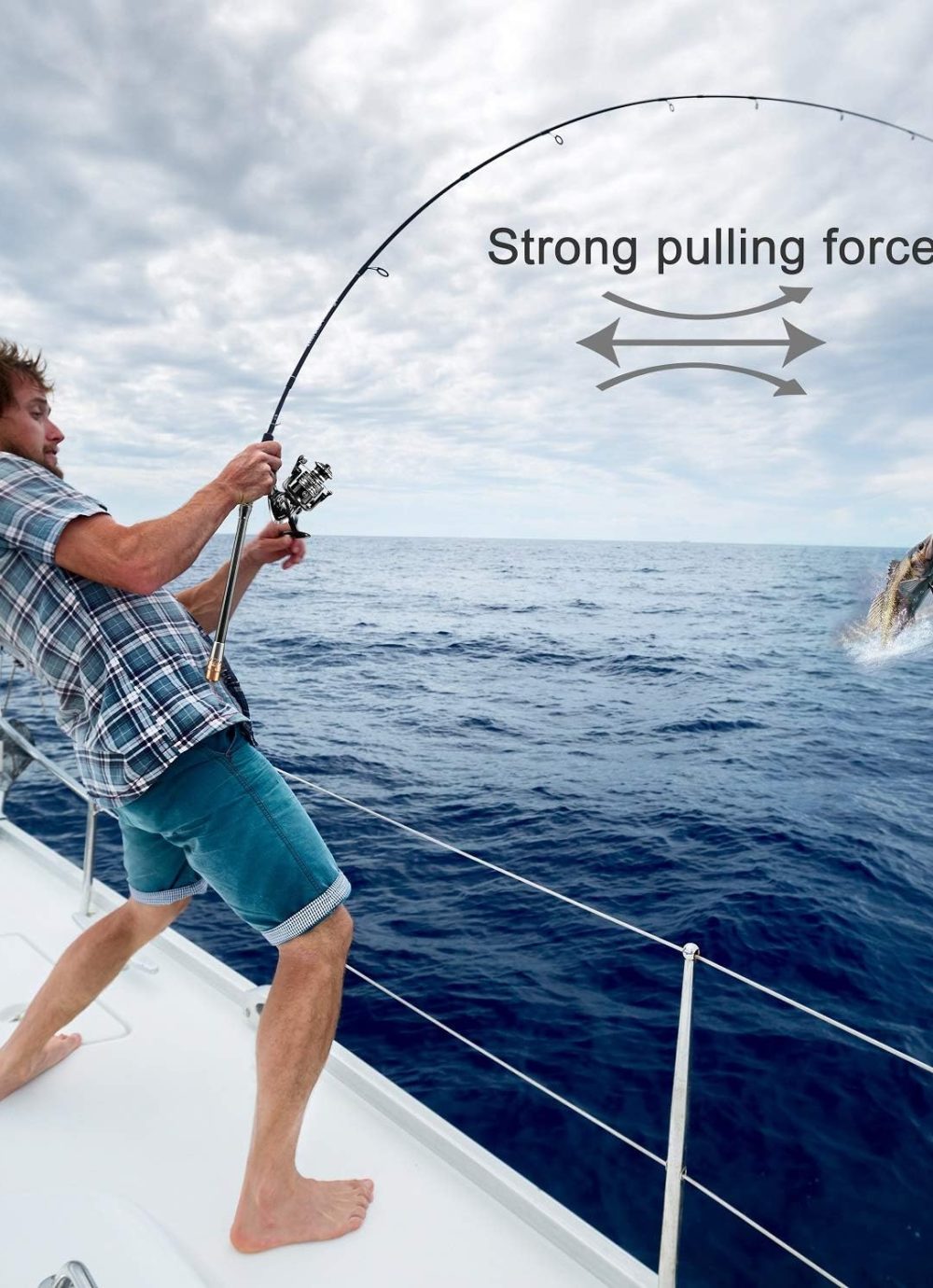 BlueFire Fishing Rod Kit, Carbon Fiber Telescopic Fishing Pole and Reel Combo with Spinning Reel, Line, Lure, Hooks and Carrier Bag, Fishing Gear Set for Beginner Adults Saltwater Freshwater - Image 4